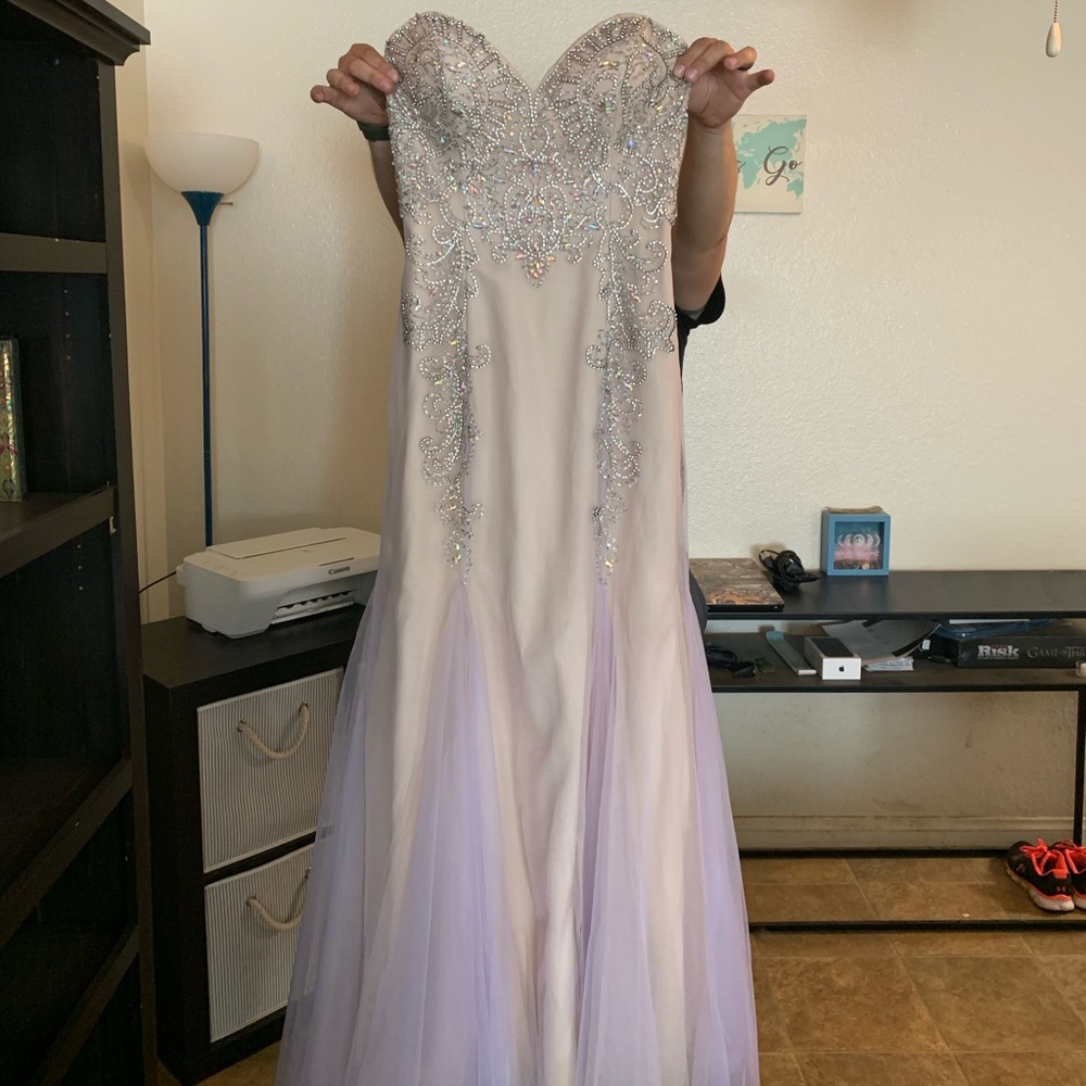 Lilac ball dress